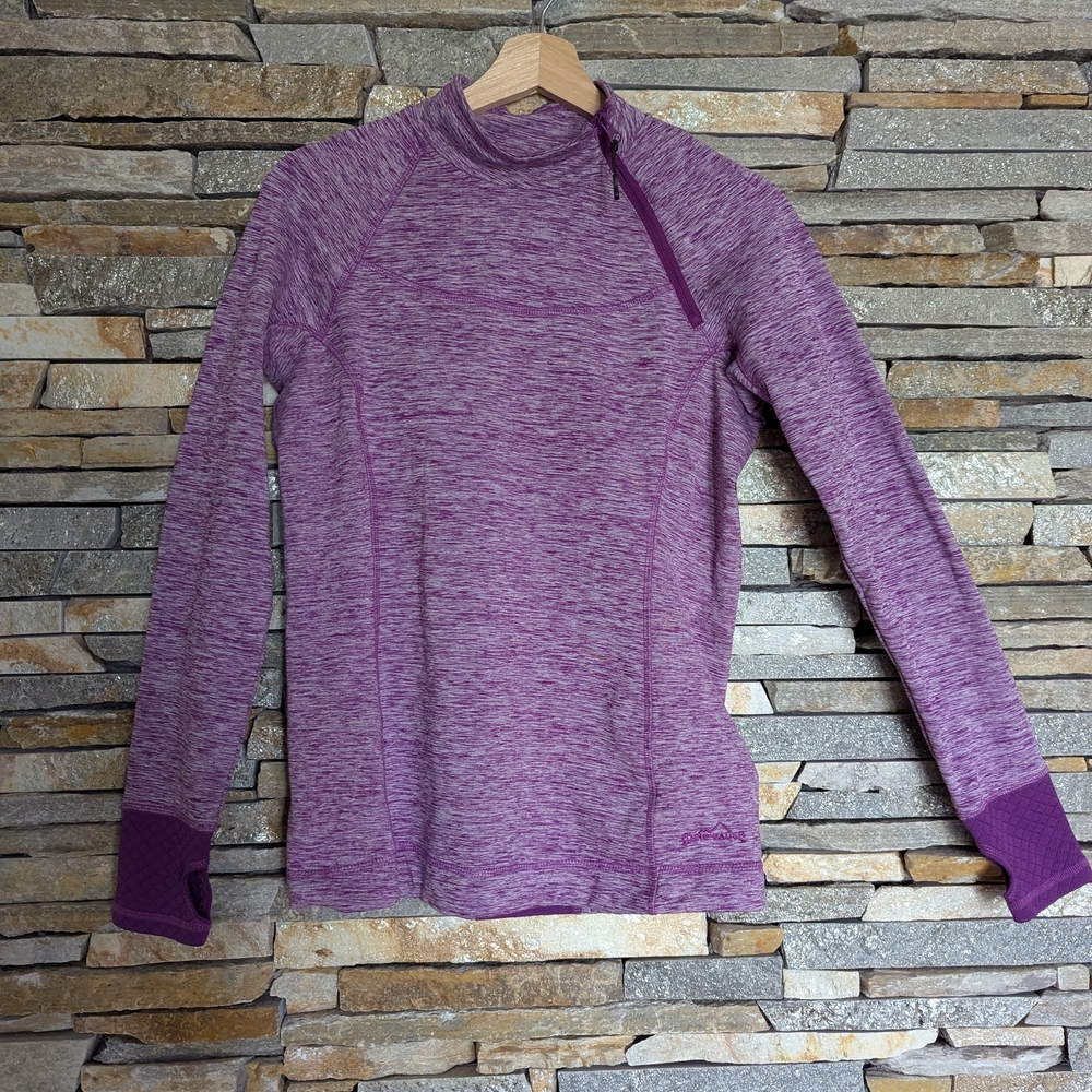 Eddie Bauer Violet Heather Long Sleeve Top